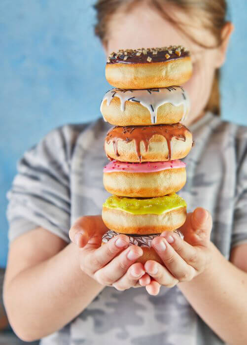 pile of donuts image